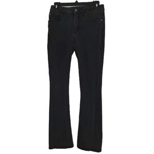 Riders By Lee Jeans Women's 6M 27X30 Black Mid Rise Bootcut Stretch Denim